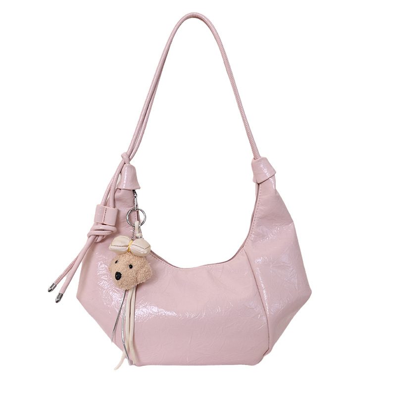 Retro Light Luxury Large Capacity Dumpling Tote Bag view 8