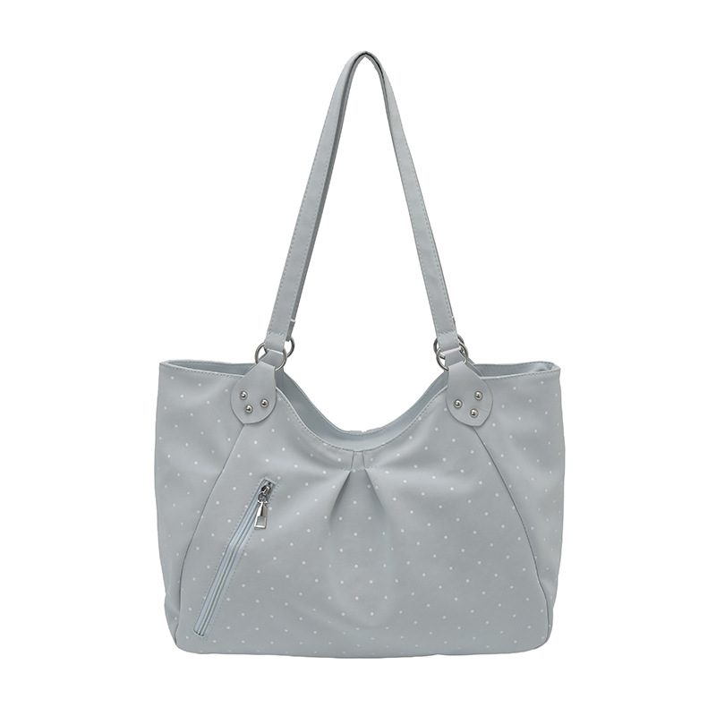 Leichte luxuriöse Tote-Tasche mit großem Fassungsvermögen und Punkten view 12