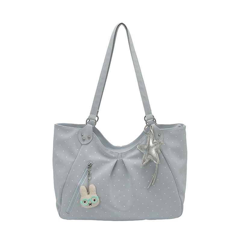 Leichte luxuriöse Tote-Tasche mit großem Fassungsvermögen und Punkten view 8
