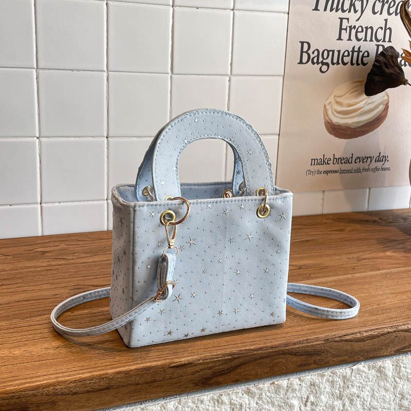 Light Luxury Large Capacity Shoulder Top-Handle Square Bag view 2