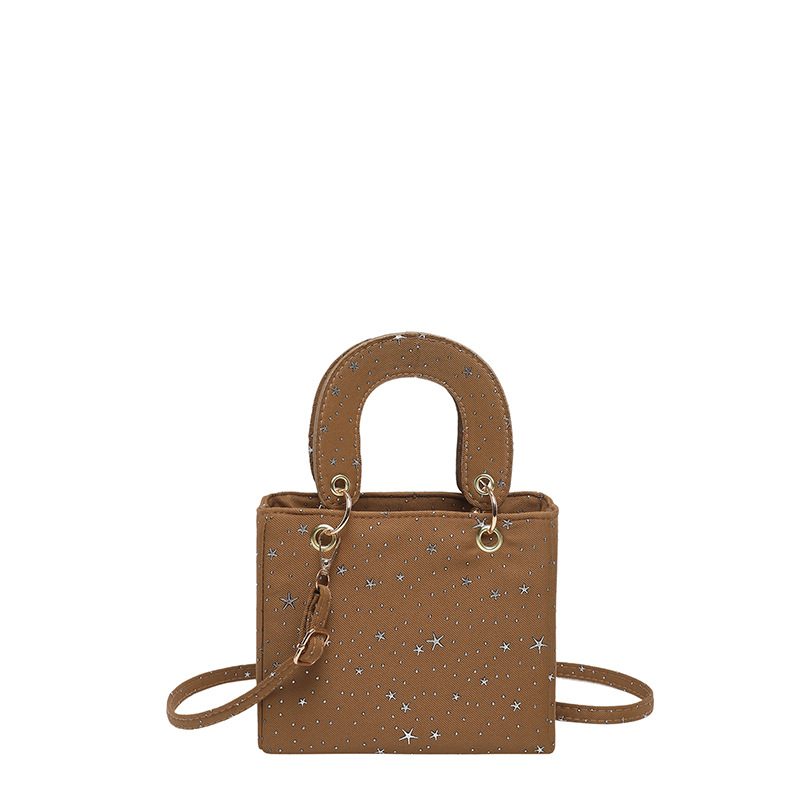 Light Luxury Large Capacity Shoulder Top-Handle Square Bag view 8