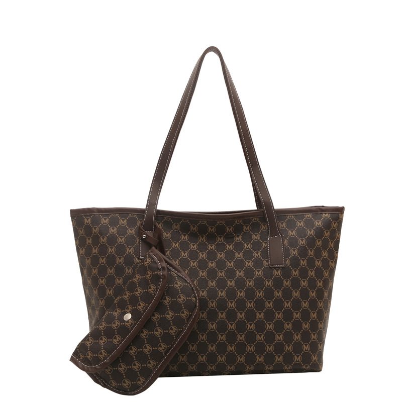 Retro Large Capacity Shoulder Underarm Tote Bag view 9