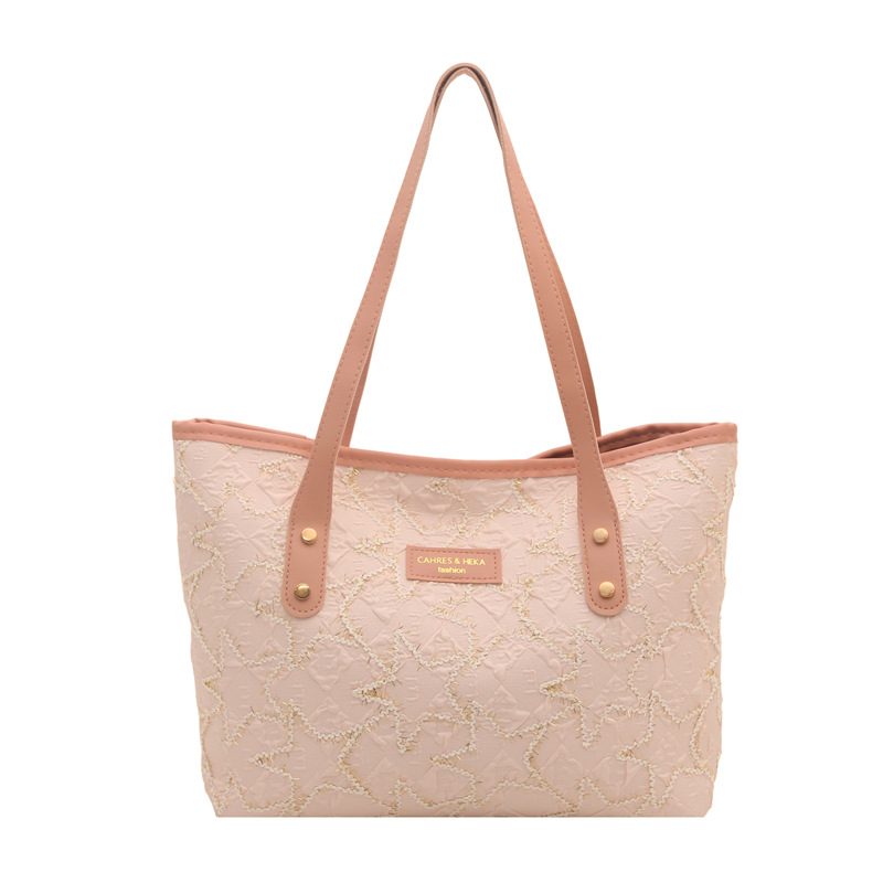 Bow Large Capacity Top-Handle Shoulder Tote Bag view 10