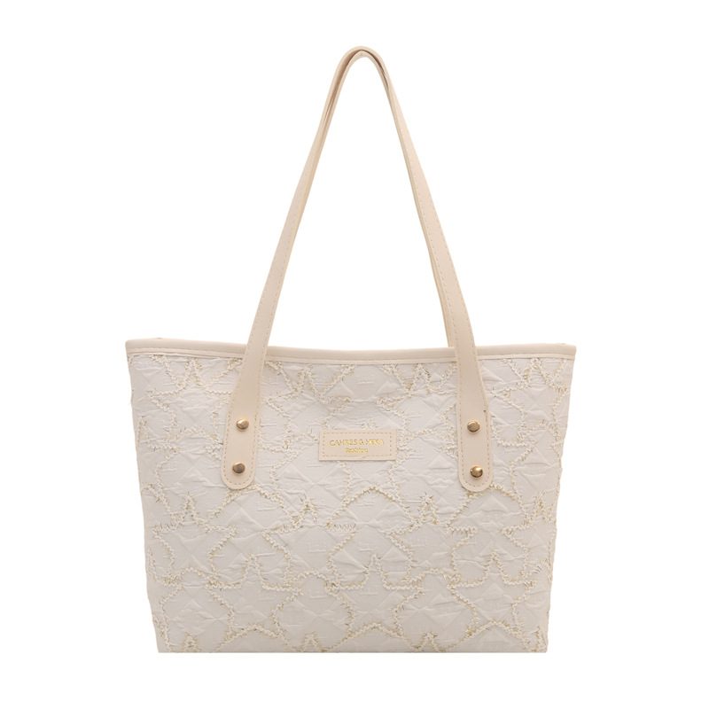 Bow Large Capacity Top-Handle Shoulder Tote Bag view 11