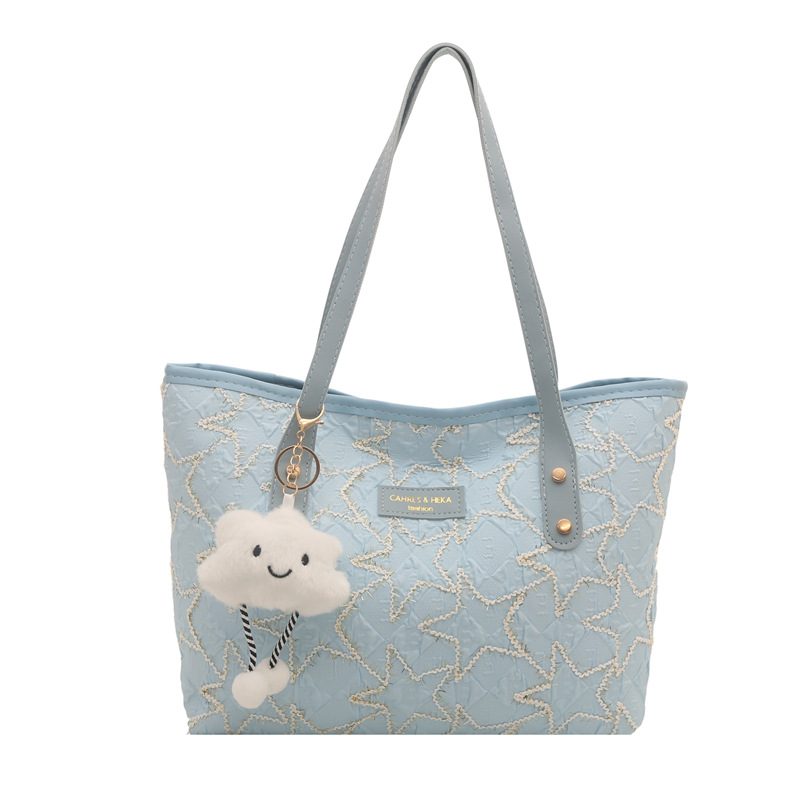 Bow Large Capacity Top-Handle Shoulder Tote Bag view 8