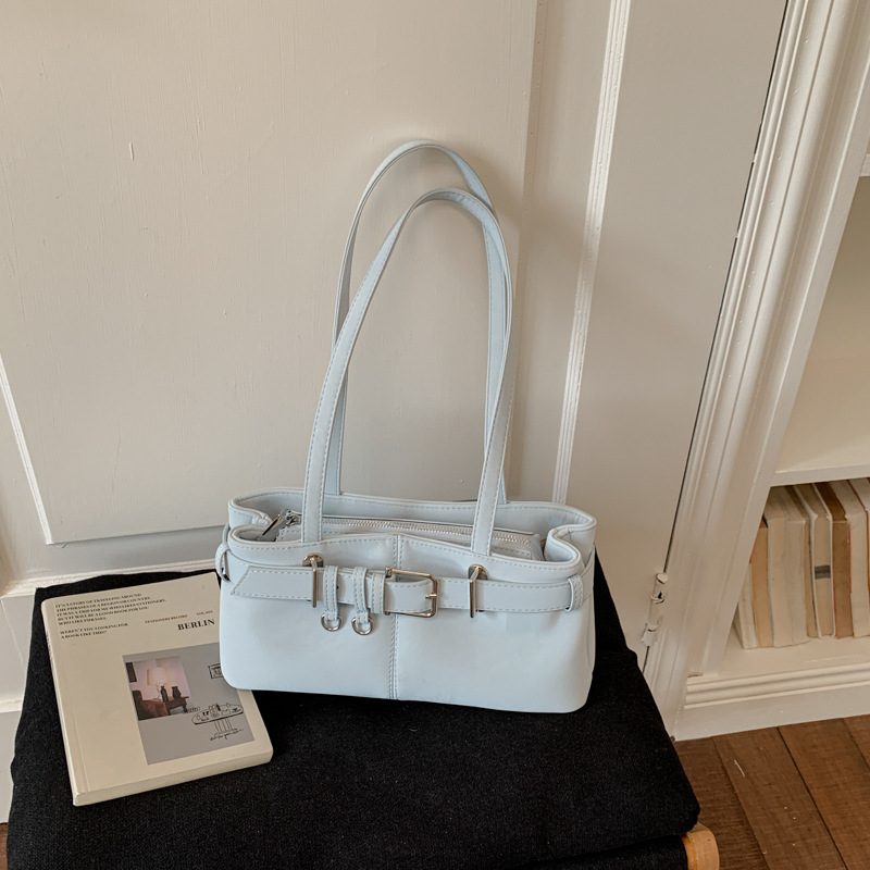 Minimalist Top-Handle Underarm Shoulder Tote Bag view 4