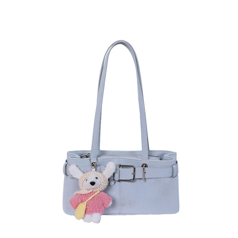 Minimalist Top-Handle Underarm Shoulder Tote Bag view 8
