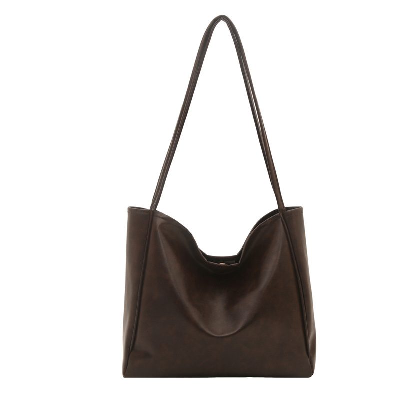 Korean Retro Large Top-Handle Tote view 6