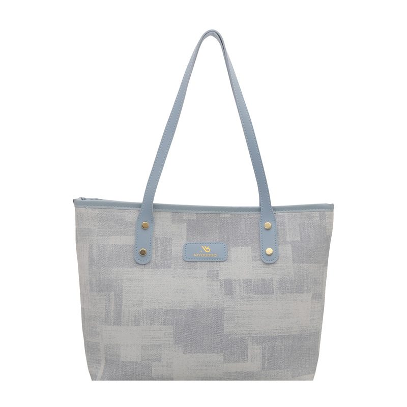 Tas Tote Komuter Kapasitas Besar Retro view 12