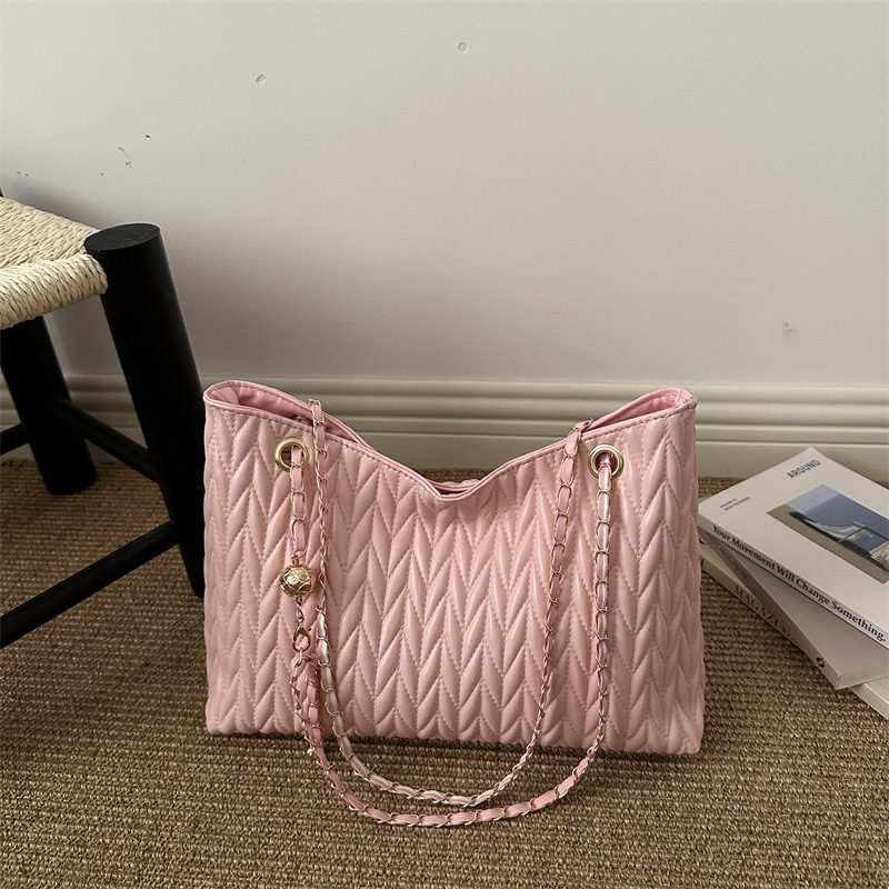 French Minimalist Large-Capacity Commuter Tote view 4