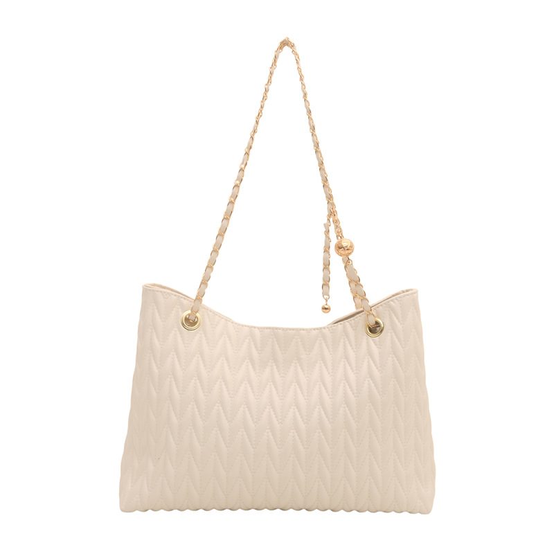 French Minimalist Large-Capacity Commuter Tote view 8