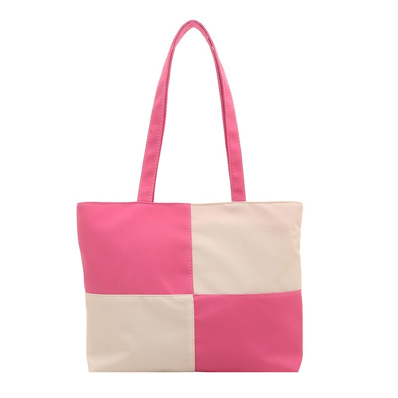Designer-Tasche 2026 neue Tasche, Nischen-Trendmarke, kontrastfarbene Schultertasche, Schachbrettmuster, Handtasche view 10