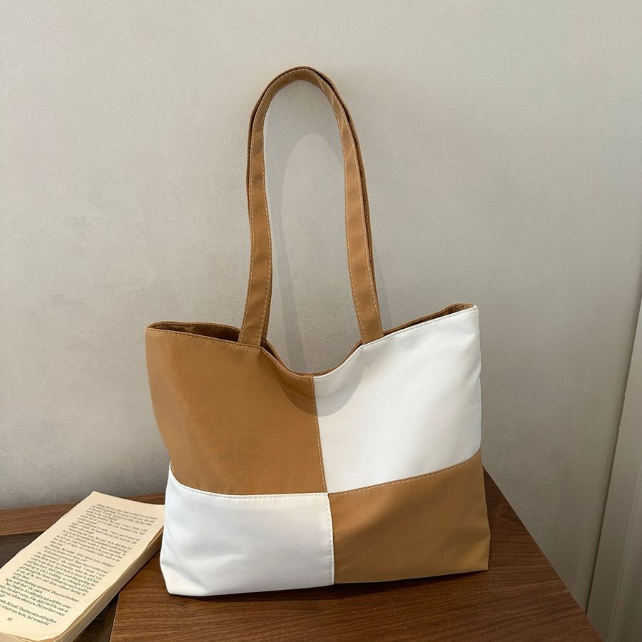 Designer-Tasche 2026 neue Tasche, Nischen-Trendmarke, kontrastfarbene Schultertasche, Schachbrettmuster, Handtasche view 4
