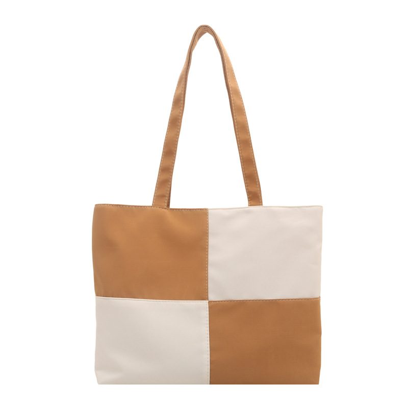 Designer-Tasche 2026 neue Tasche, Nischen-Trendmarke, kontrastfarbene Schultertasche, Schachbrettmuster, Handtasche view 9