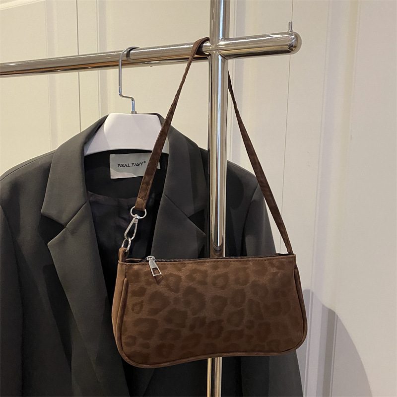 Leopard Print Mini Shoulder Handbag view 7