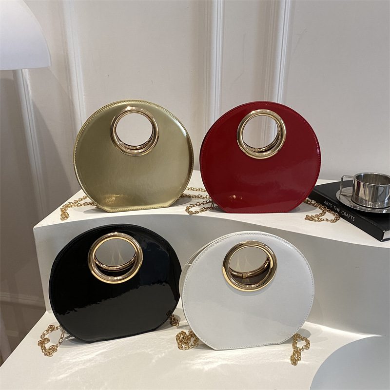 French Elegant Top-Handle Evening Bag