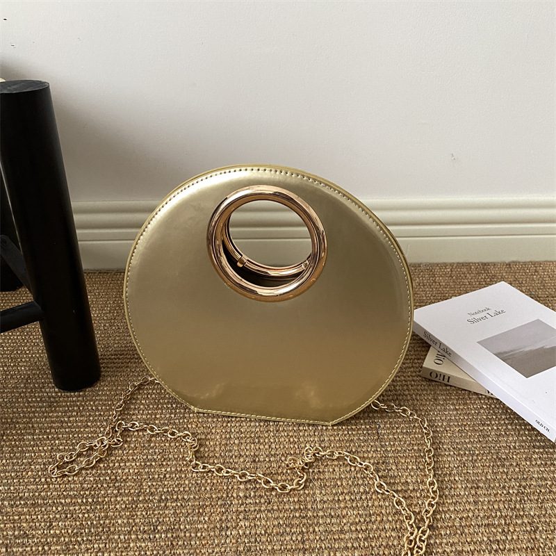 French Elegant Top-Handle Evening Bag view 4