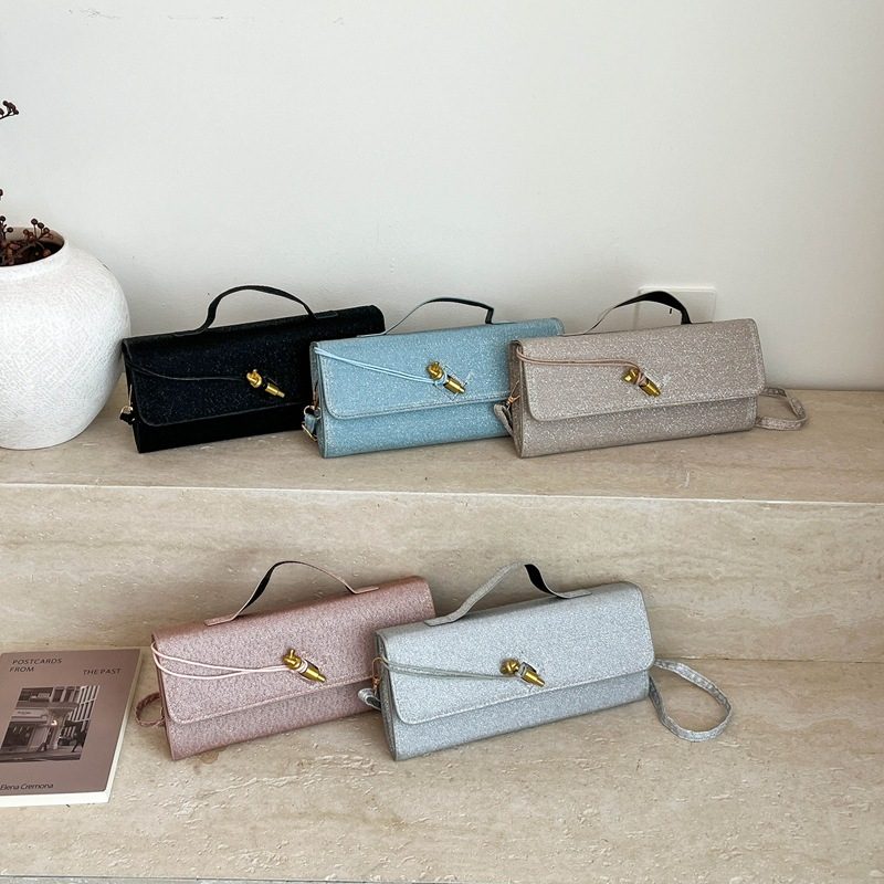 Top-Handle Baguette Evening Bag