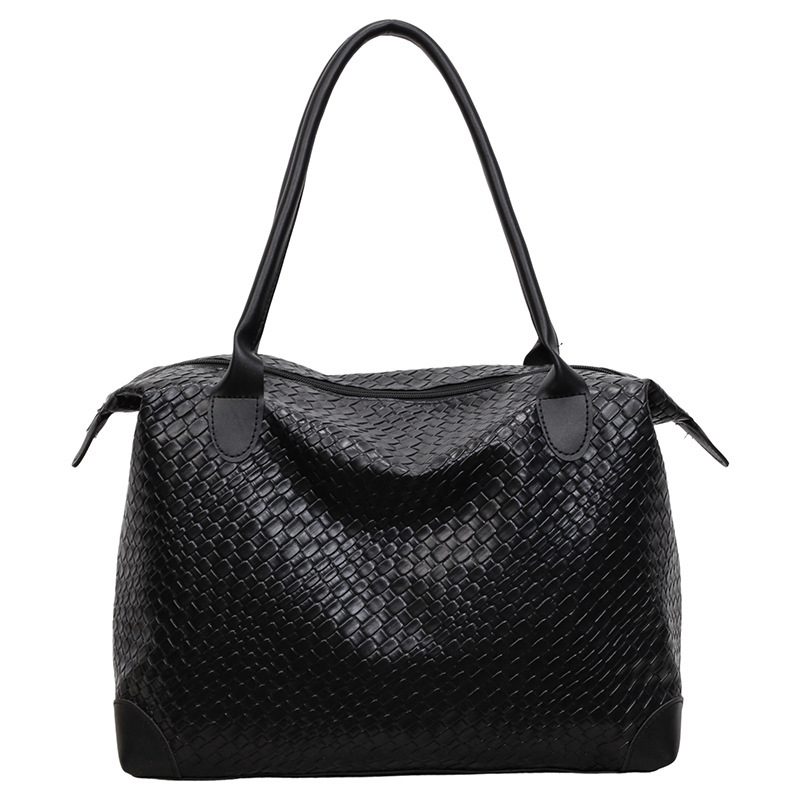Woven Large Capacity Tote Shoulder Bag view 6