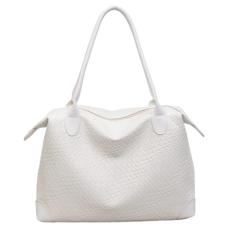 Woven Large Capacity Tote Shoulder Bag view 7