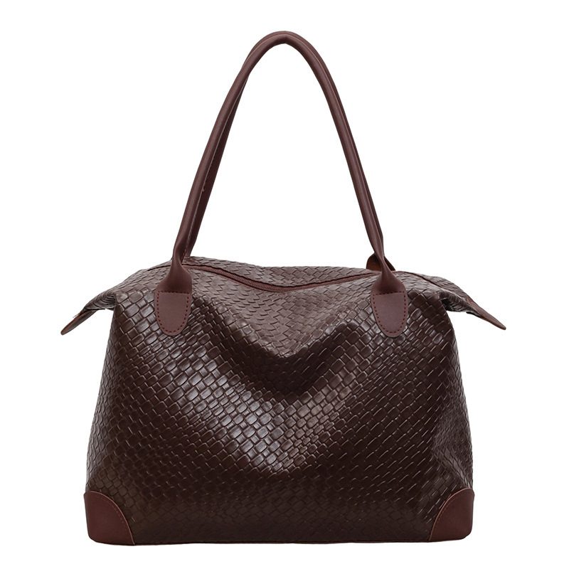 Woven Large Capacity Tote Shoulder Bag view 8