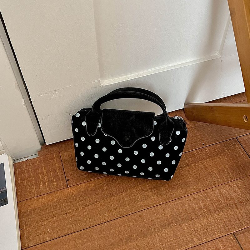 Polka Dot Tote Top-Handle Shoulder Bag view 3