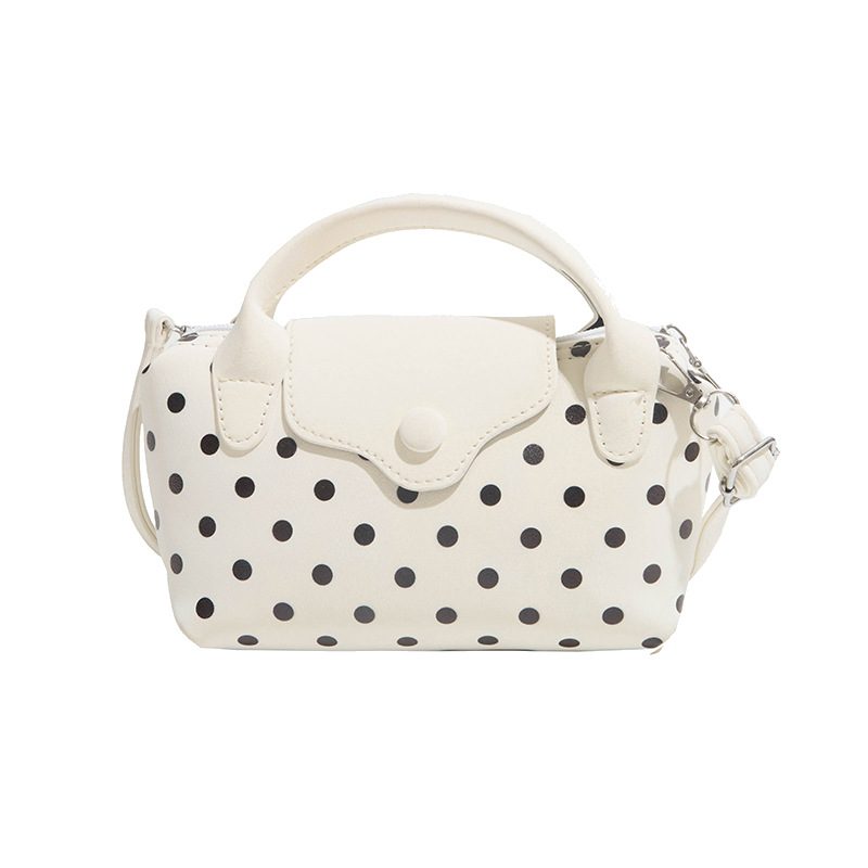 Polka Dot Tote Top-Handle Shoulder Bag view 5