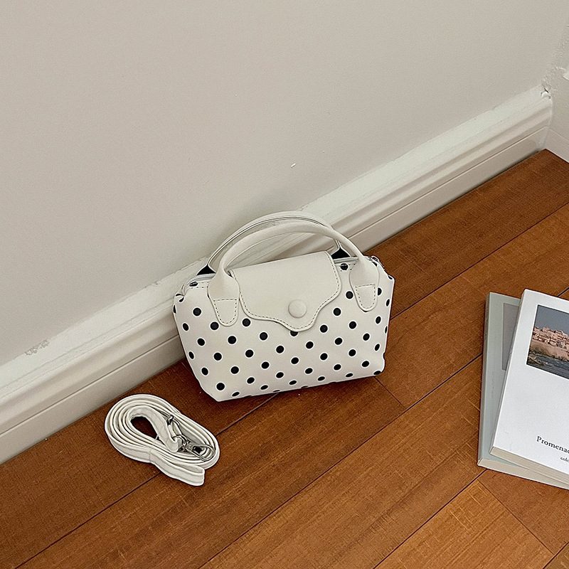 Polka Dot Tote Top-Handle Shoulder Bag view 6