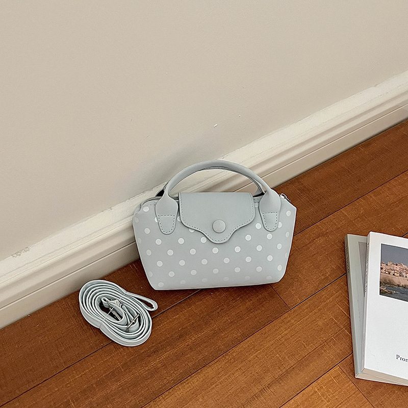 Polka Dot Tote Top-Handle Shoulder Bag view 9