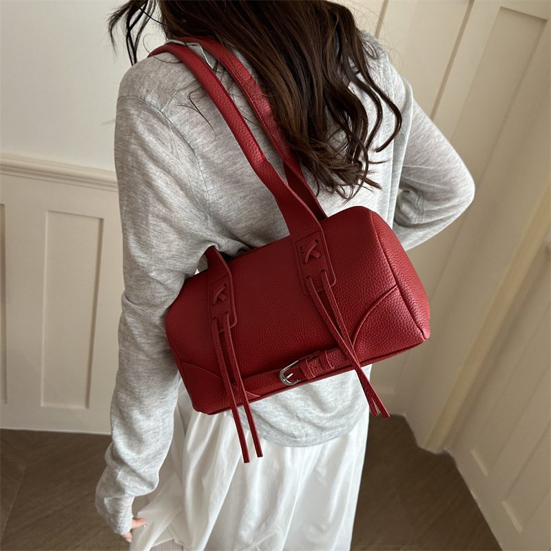 Vintage Large Capacity Tote Shoulder Bag view 4