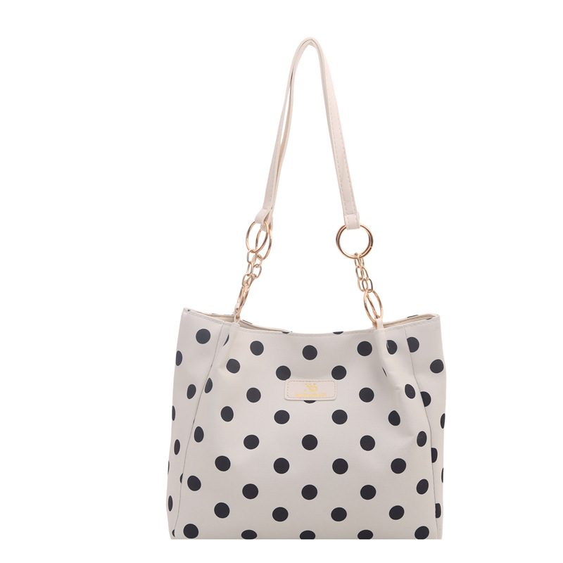 Tas Bahu Tote Polka Dot Kapasitas Besar view 8