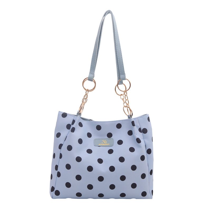 Tas Bahu Tote Polka Dot Kapasitas Besar view 9
