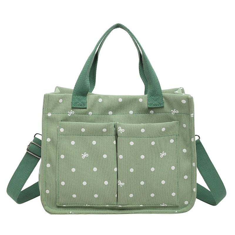 Polka Dot Print Casual Tote Bag view 8