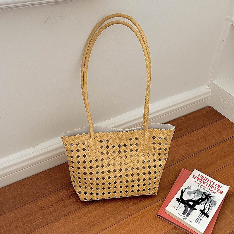 Woven Large Capacity Minimalist Tote Bag view 10