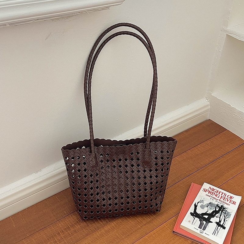 Woven Large Capacity Minimalist Tote Bag view 6