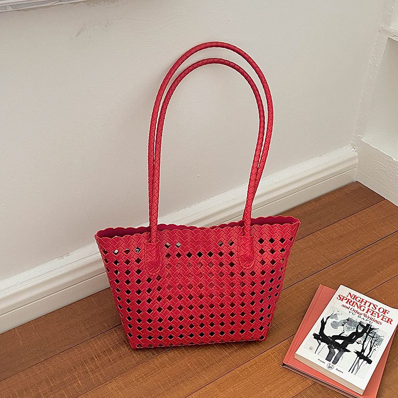 Woven Large Capacity Minimalist Tote Bag view 8