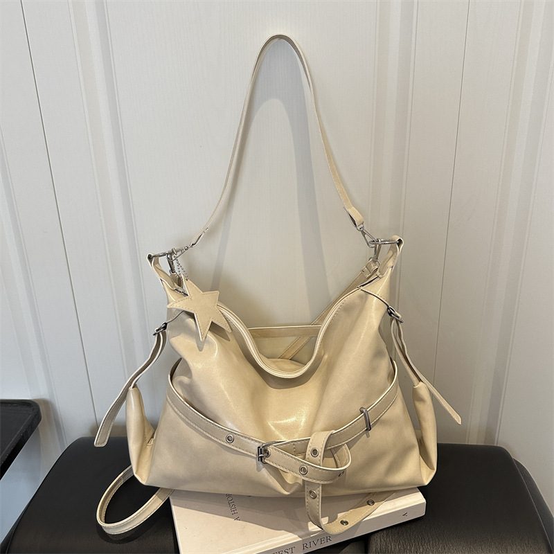 Tas Tote Bahu Minimalis Kapasitas Besar view 3