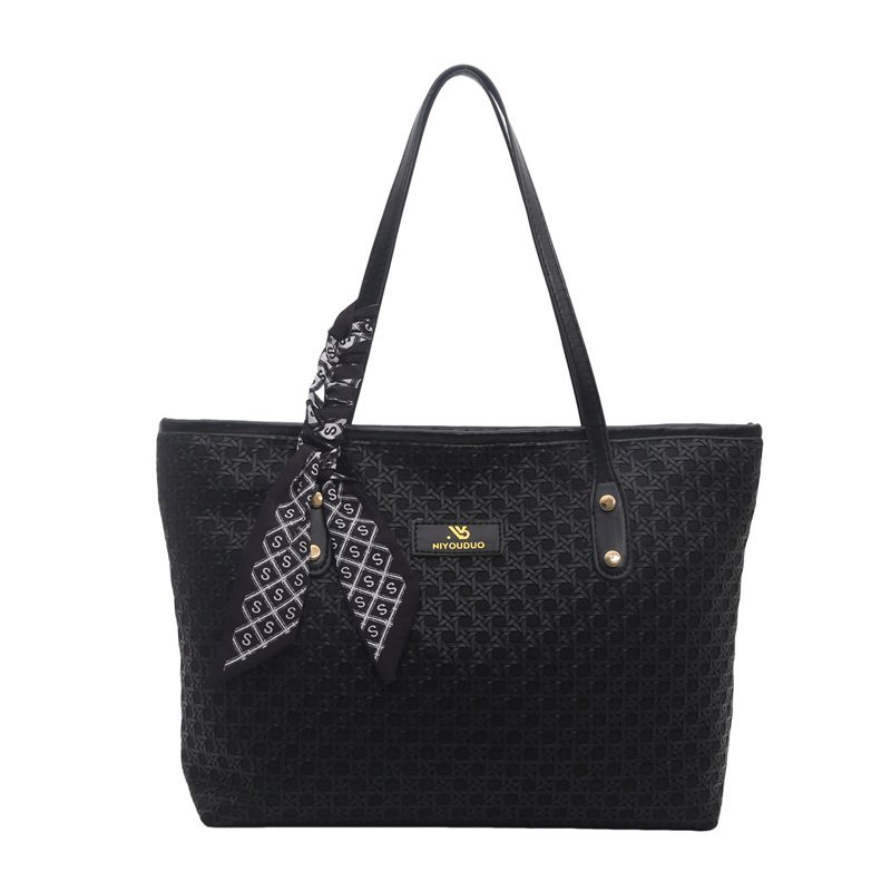 Vintage Woven Large Capacity Top-Handle Tote Bag view 6