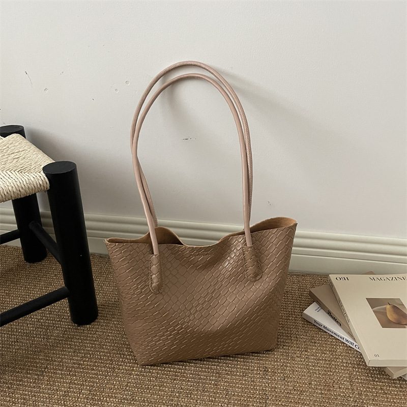 Sac cabas tissé décontracté pour le trajet view 2