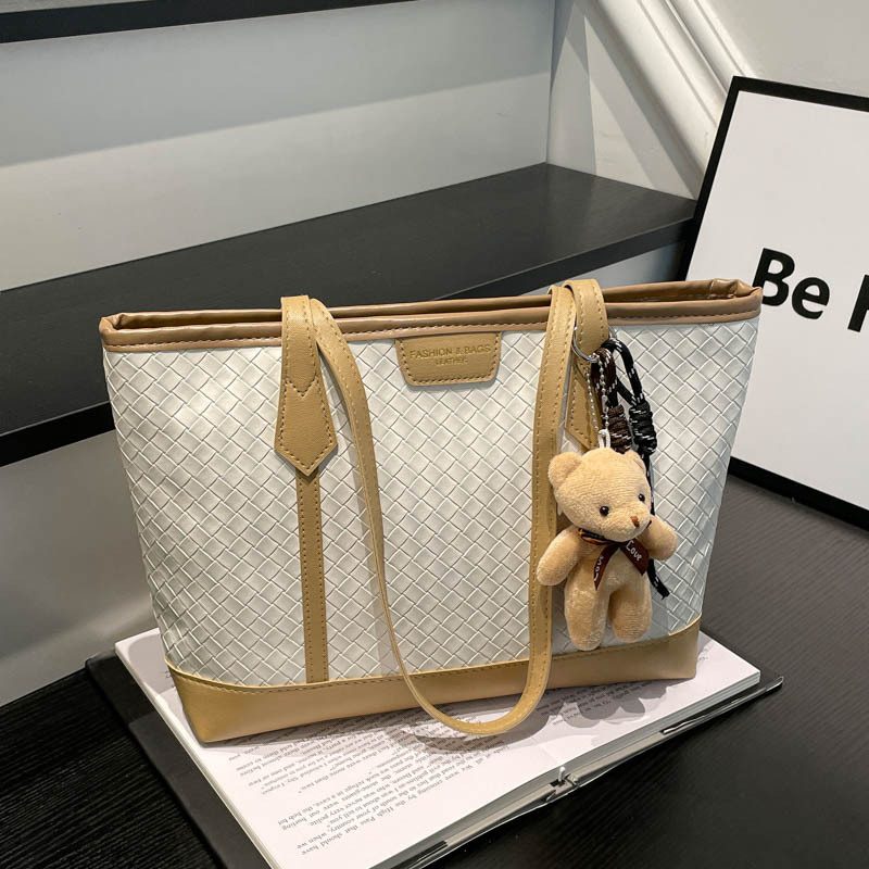 Woven Large Capacity Tote Bag view 3