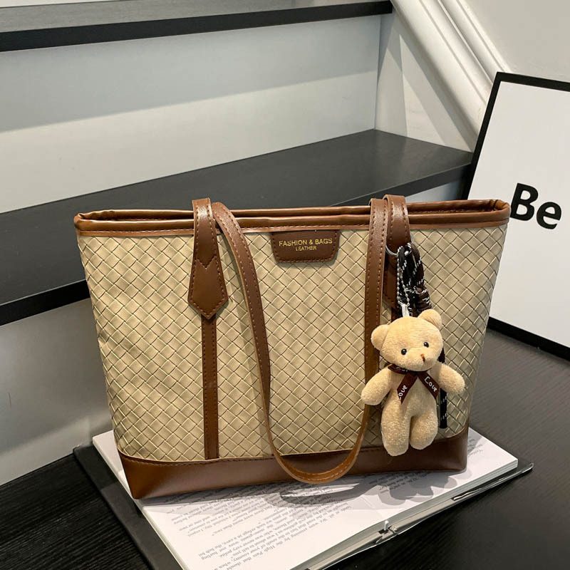 Woven Large Capacity Tote Bag view 7