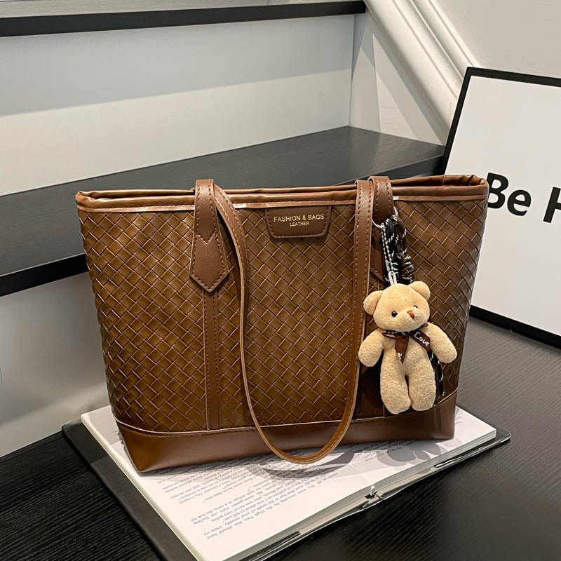 Woven Large Capacity Tote Bag view 8