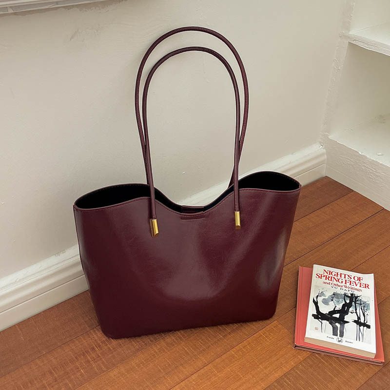 Vintage Large Capacity Commuter Tote Bag view 9