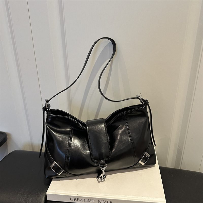 Minimalist Vintage Shoulder Tote Bag view 3