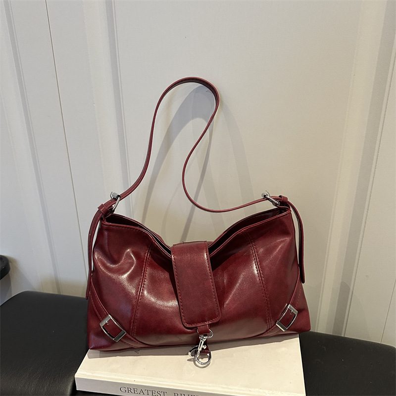 Minimalist Vintage Shoulder Tote Bag view 4