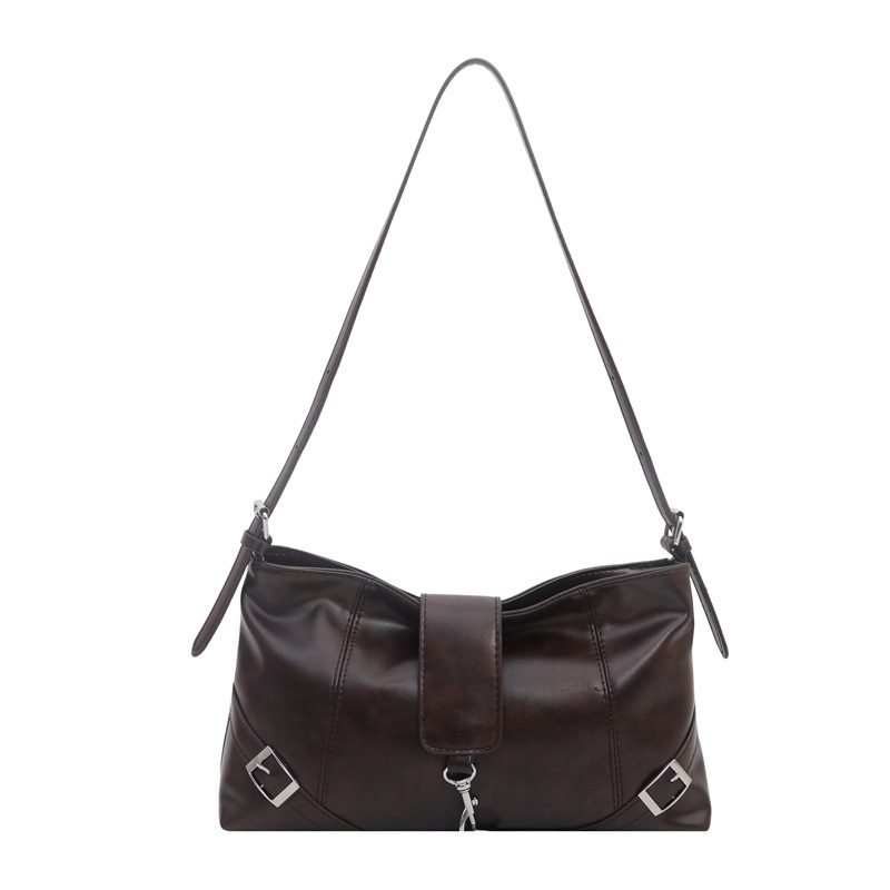 Minimalist Vintage Shoulder Tote Bag view 7