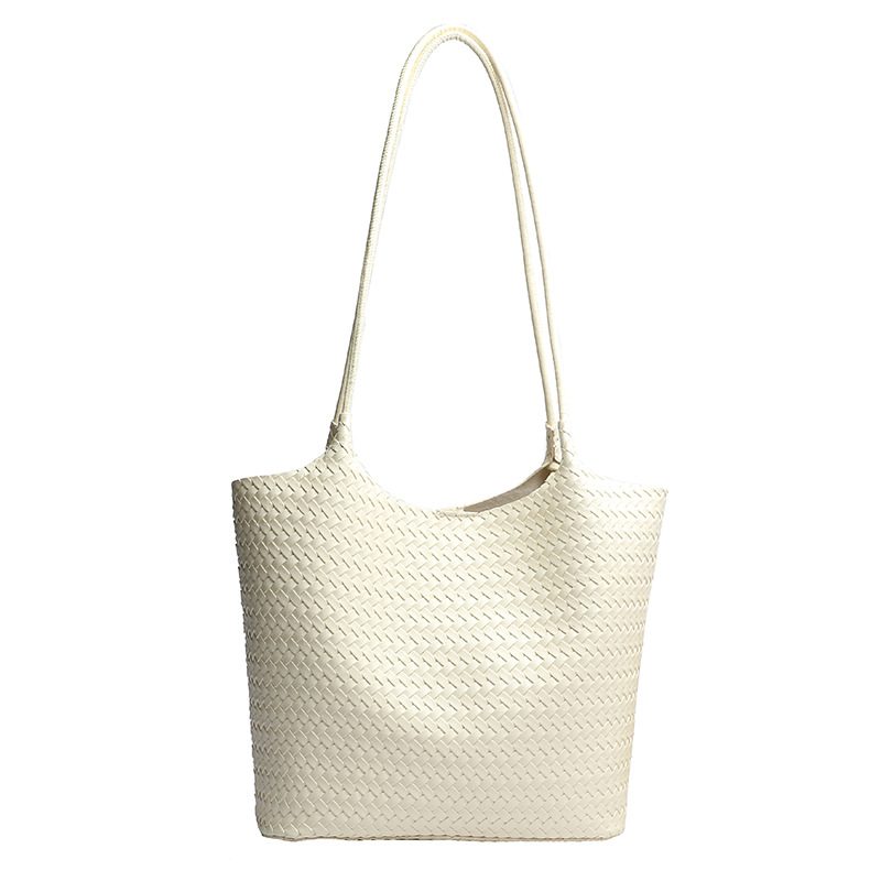 Woven Large Capacity Commuter Tote Bag view 10