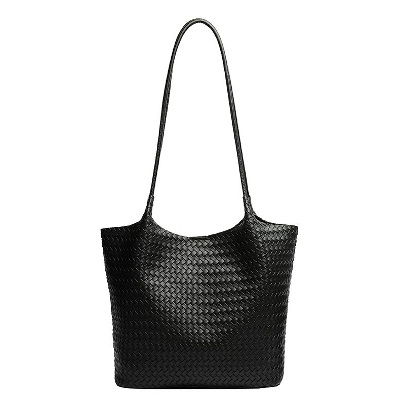 Woven Large Capacity Commuter Tote Bag view 7