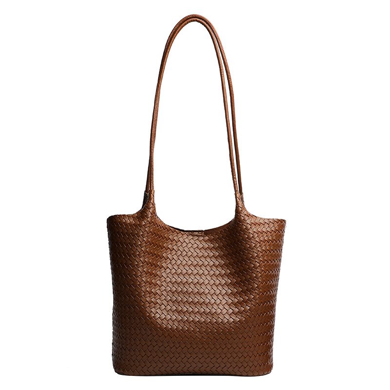 Woven Large Capacity Commuter Tote Bag view 8