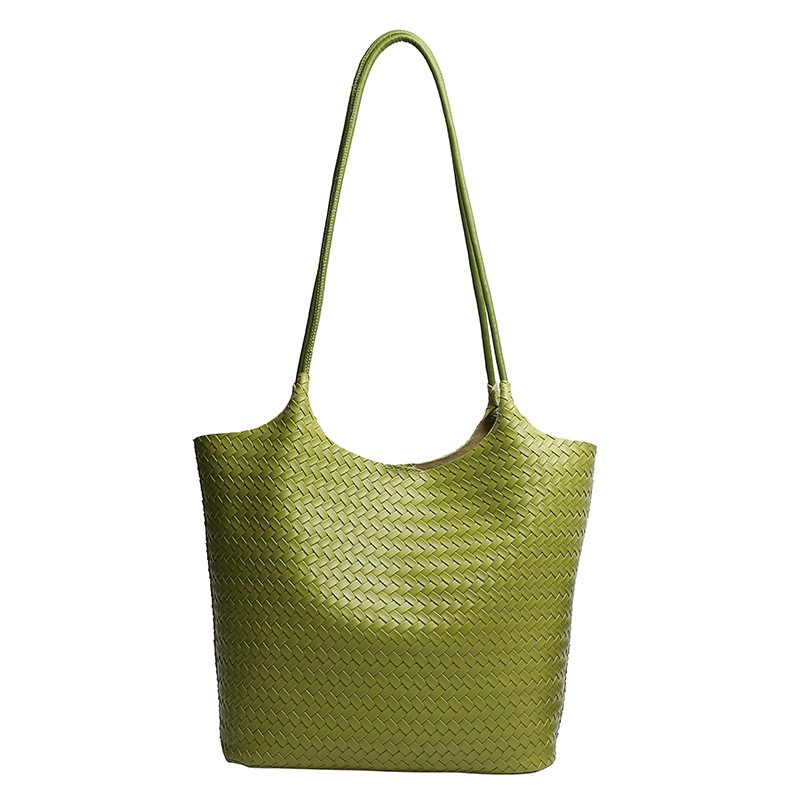 Woven Large Capacity Commuter Tote Bag view 9